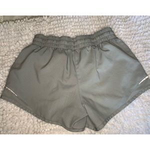 Girls athletic works silver shorts  with a light PATTERN XL 14-16